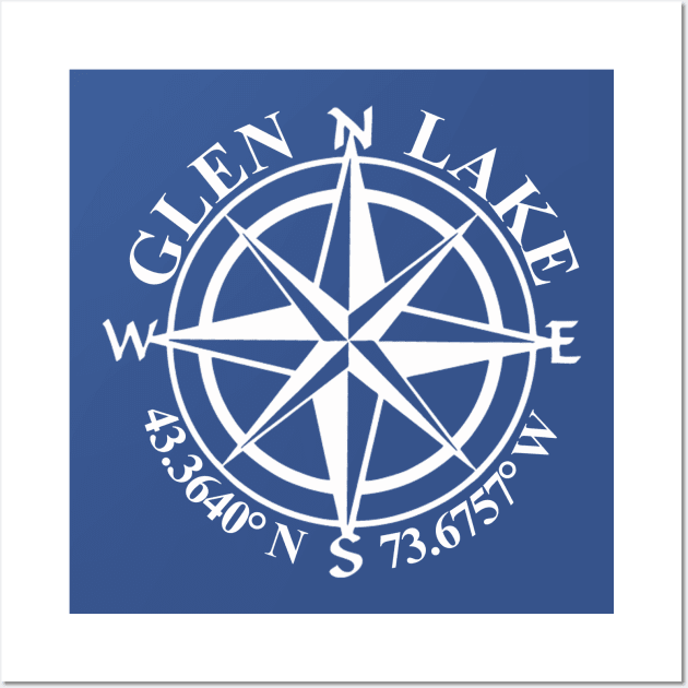 Glen Lake Compass Wall Art by Best Built Corn Boards